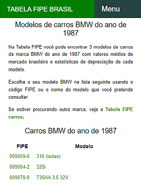 Veja como pesquisar os valores FIPE de um veículo escolhendo primeiro o ano e só depois o modelo para agilizar as suas buscas FIPE. Veja como pesquisar os valores FIPE de um veículo escolhendo primeiro o ano e só depois o modelo para agilizar as suas buscas FIPE.