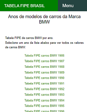 Veja como pesquisar os valores FIPE de um veículo escolhendo primeiro o ano e só depois o modelo para agilizar as suas buscas FIPE. Veja como pesquisar os valores FIPE de um veículo escolhendo primeiro o ano e só depois o modelo para agilizar as suas buscas FIPE.