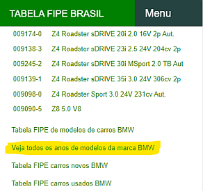 Veja como pesquisar os valores FIPE de um veículo escolhendo primeiro o ano e só depois o modelo para agilizar as suas buscas FIPE. Veja como pesquisar os valores FIPE de um veículo escolhendo primeiro o ano e só depois o modelo para agilizar as suas buscas FIPE.